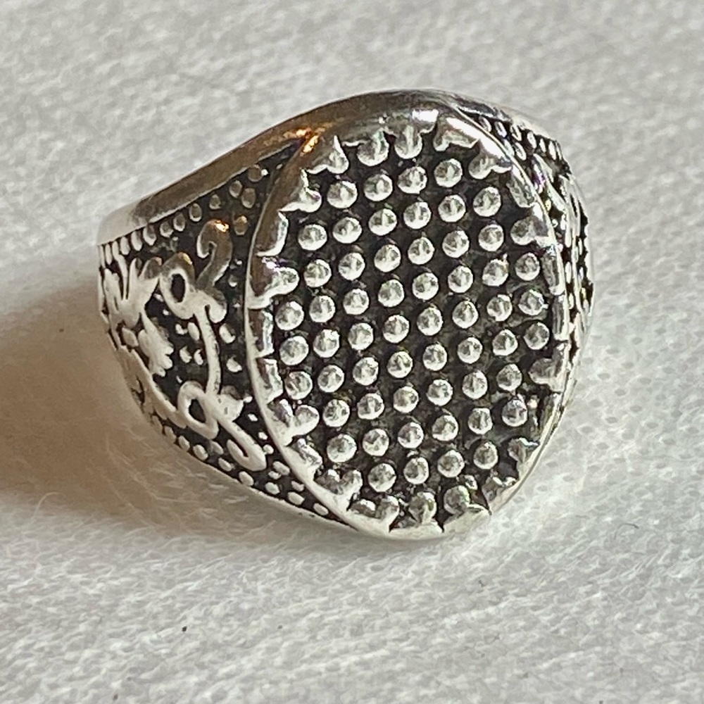 Vintage Handmade SilverPlated Ring! 9 1/2